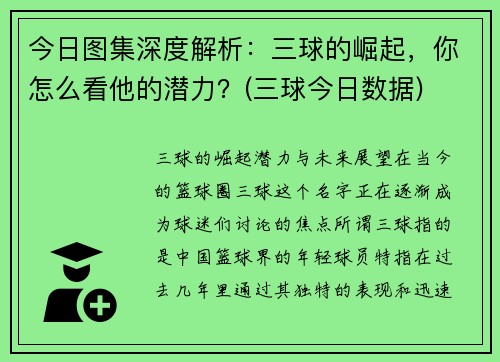 今日图集深度解析：三球的崛起，你怎么看他的潜力？(三球今日数据)